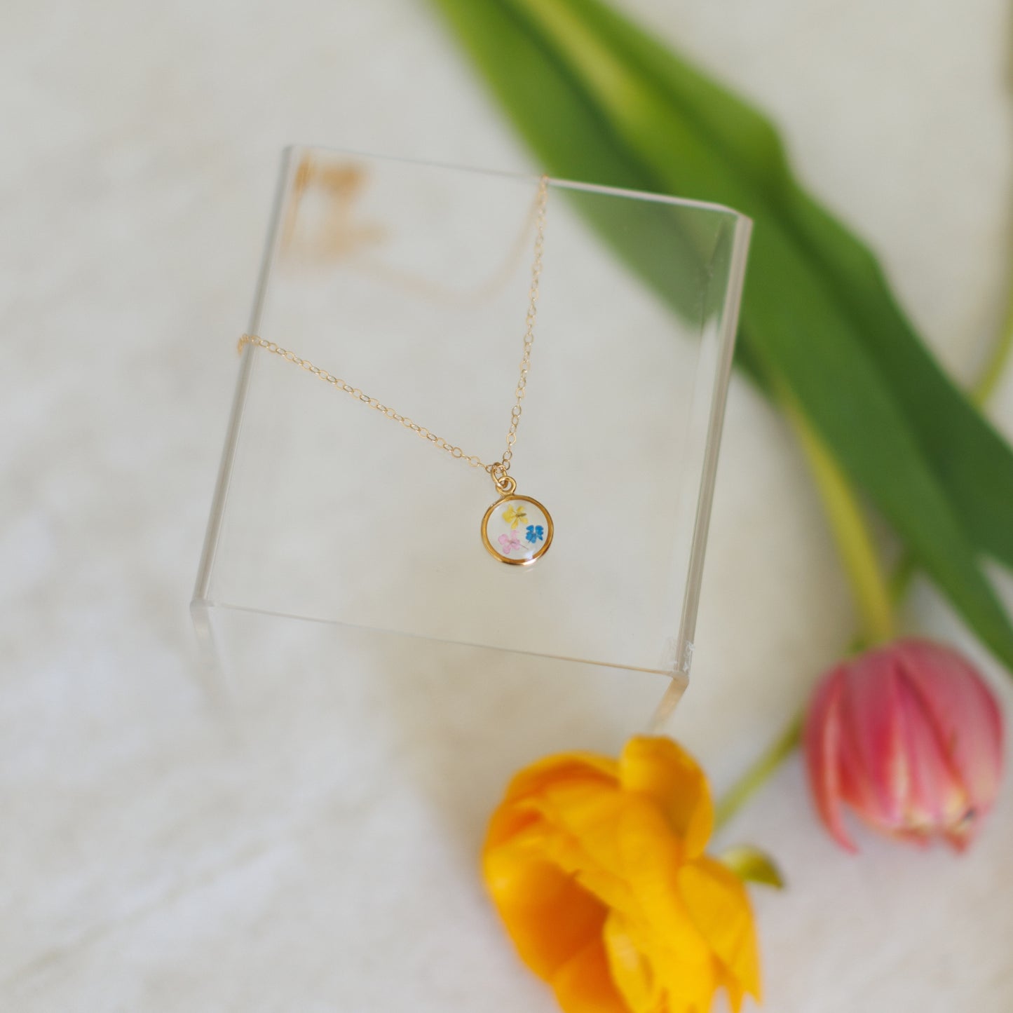 Birth Month Single Pendant Necklace