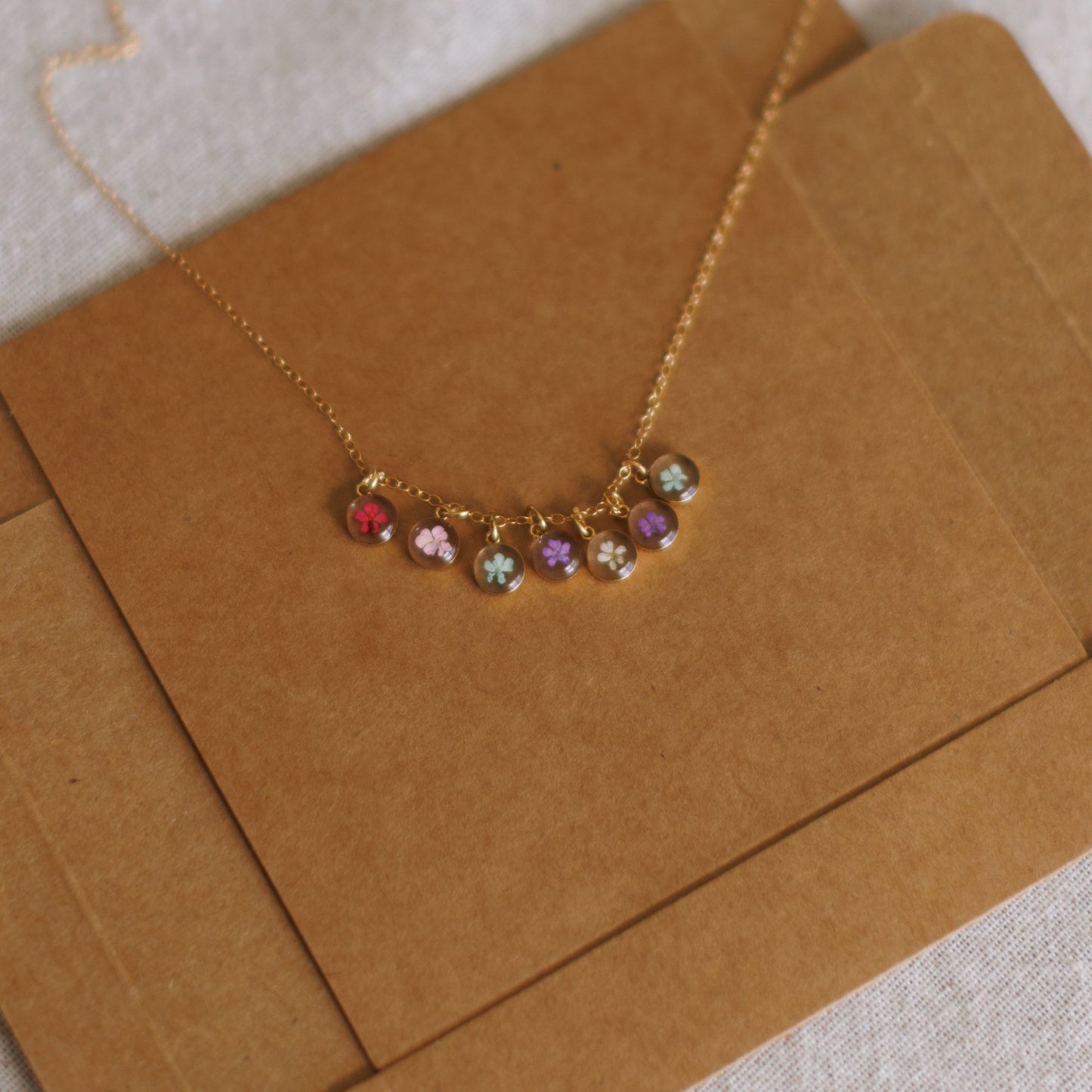 Simple Single Bloom Pendant Necklace