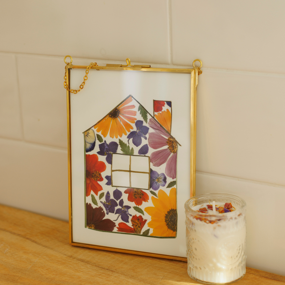 Flower Petal Votive Candle