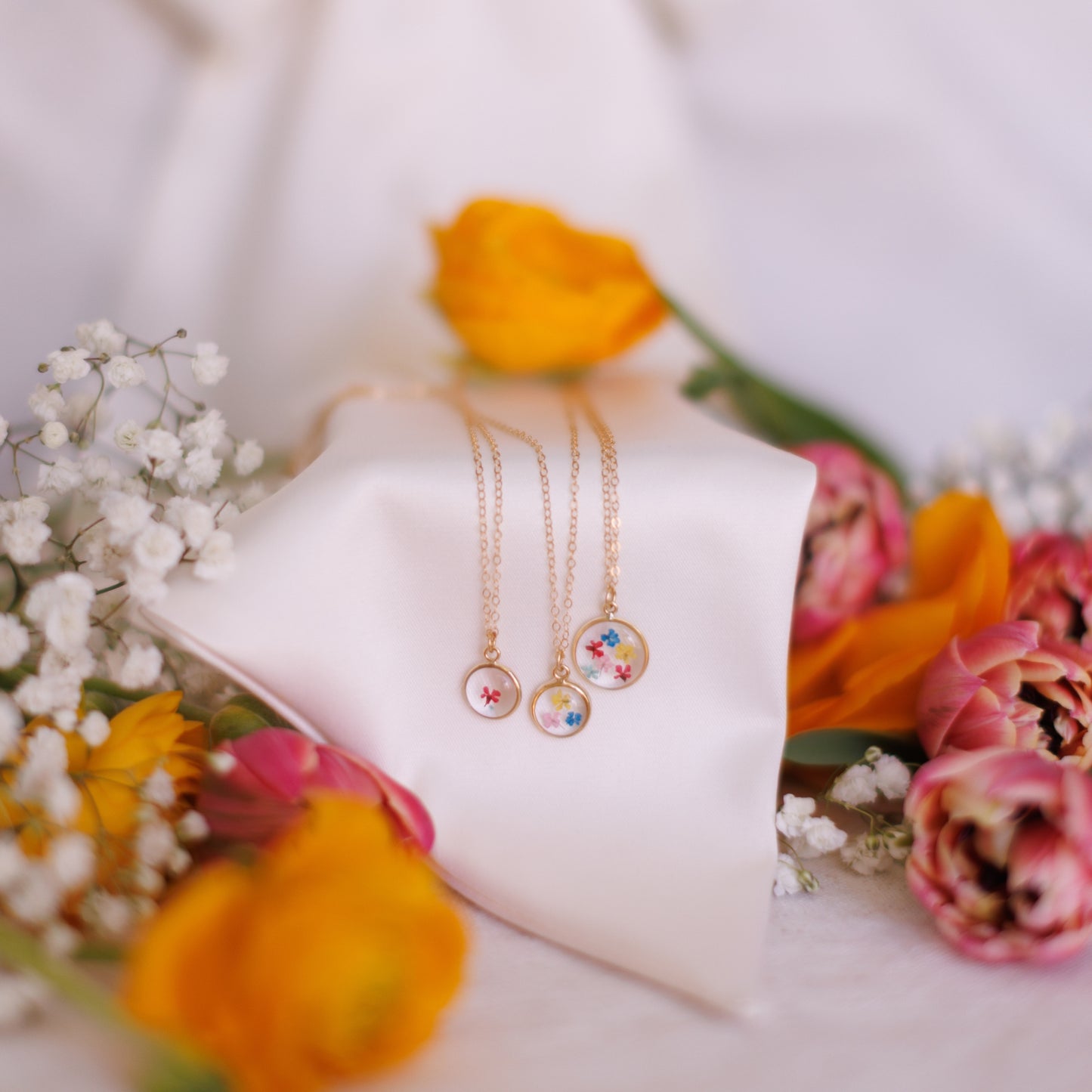 Birth Month Single Pendant Necklace
