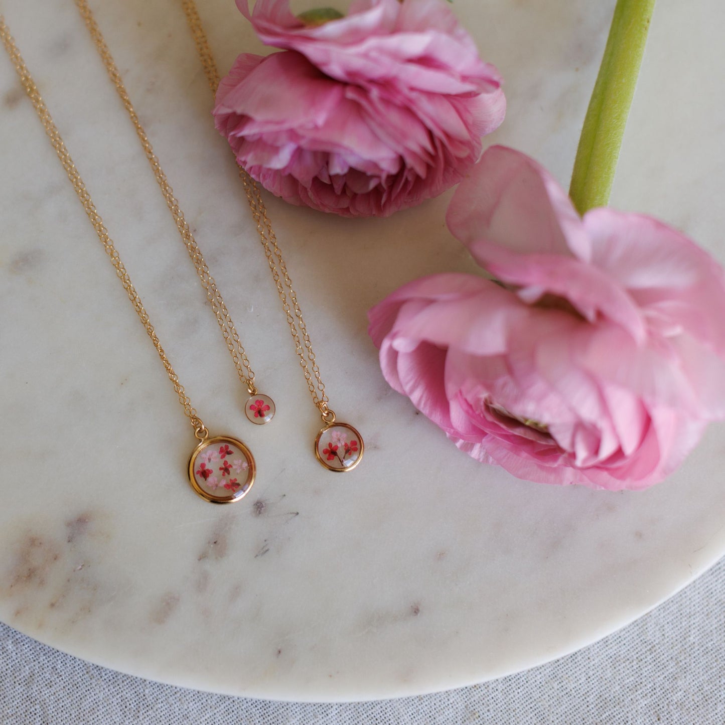 Bouquet 3-Bloom Pendant