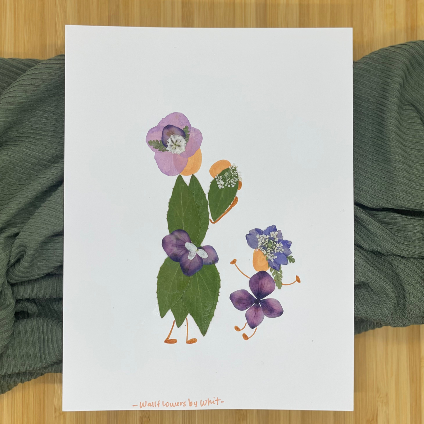 Custom Flower Girl Artwork