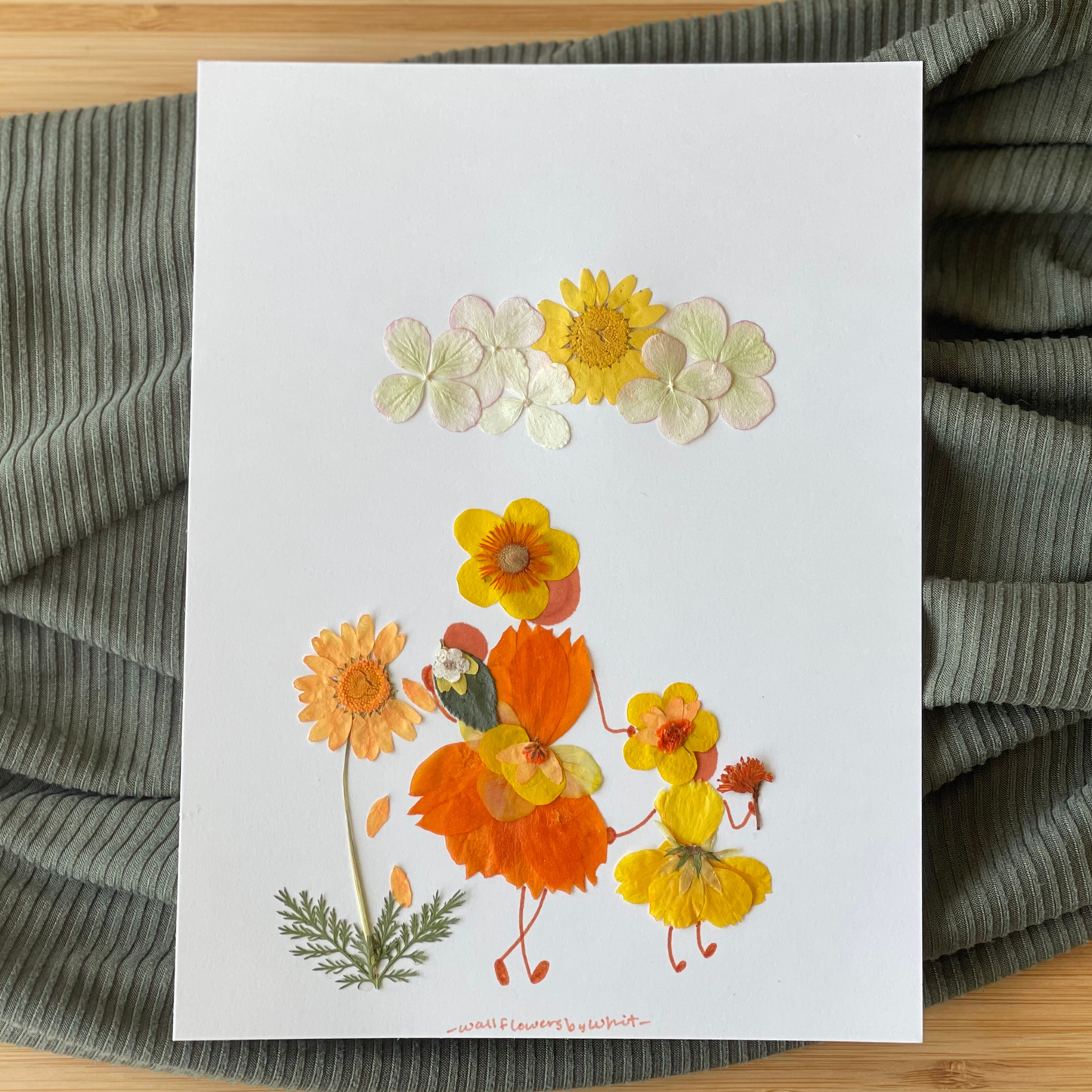 Custom Flower Girl Artwork