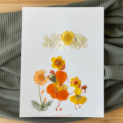 Custom Flower Girl Artwork