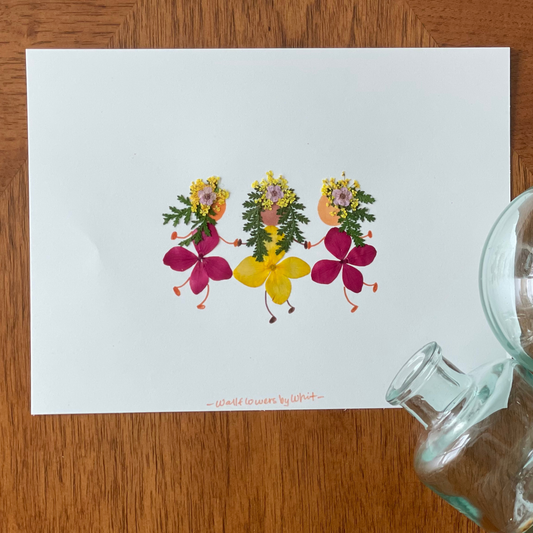 Custom Flower Girl Artwork