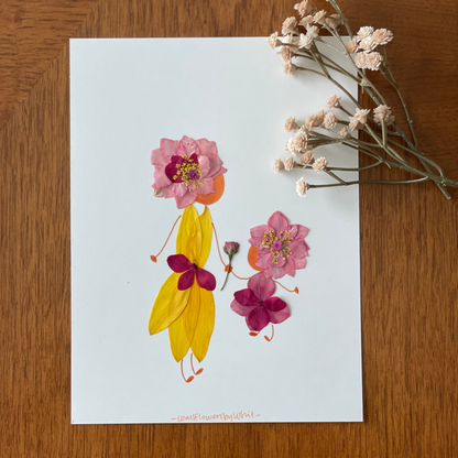 Custom Flower Girl Artwork