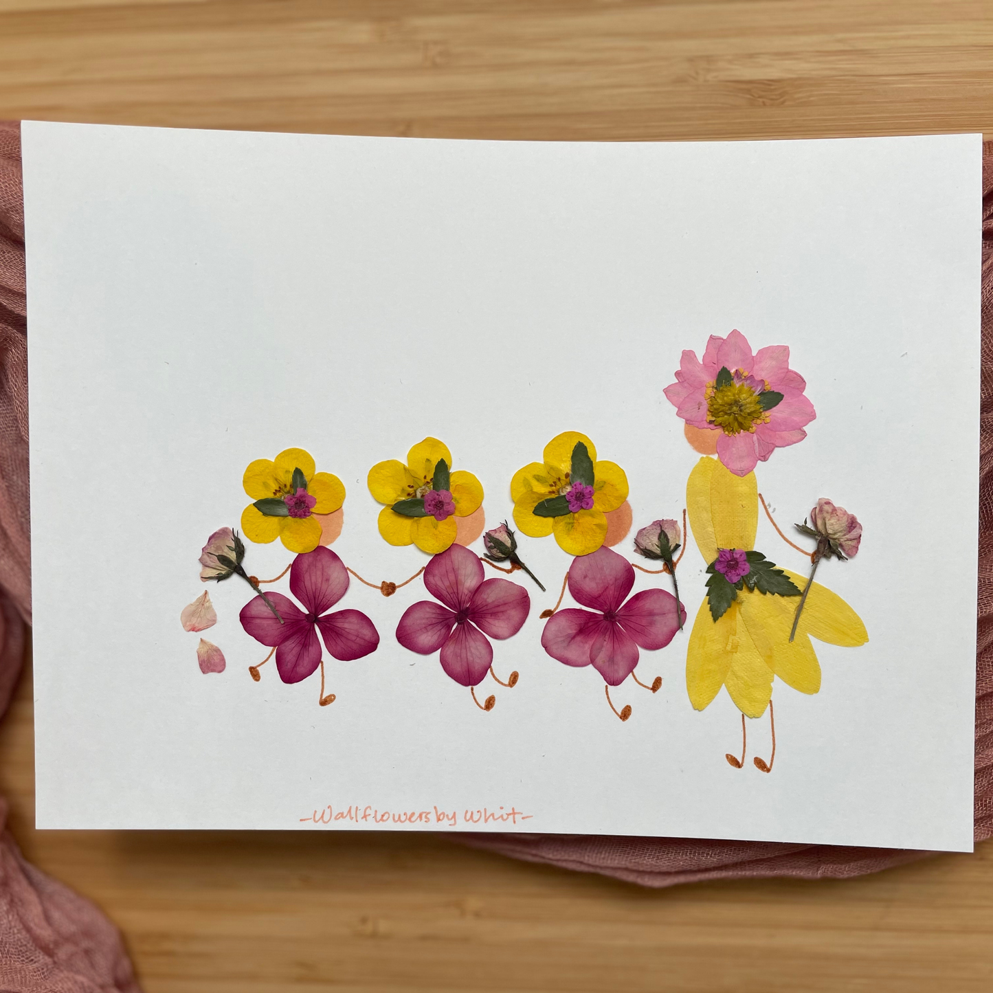 Custom Flower Girl Artwork