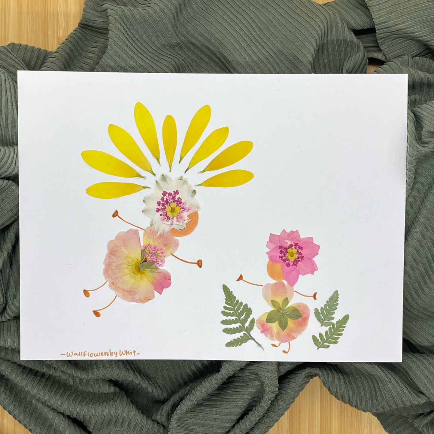 Custom Flower Girl Artwork