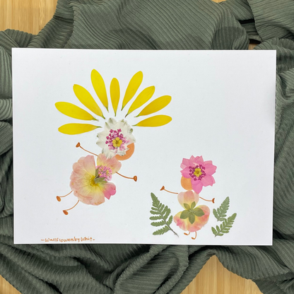 Custom Flower Girl Artwork