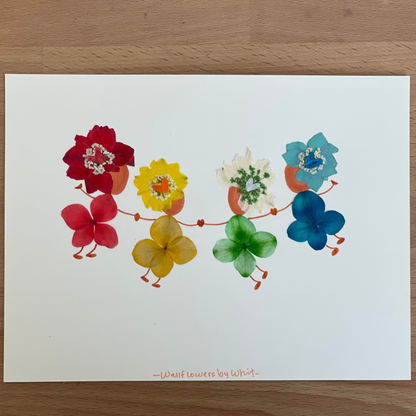 Custom Flower Girl Artwork