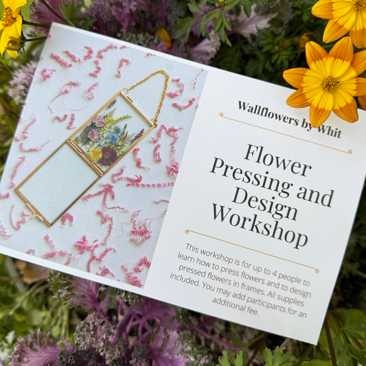 4-Person Flower Pressing Workshop Gift Card